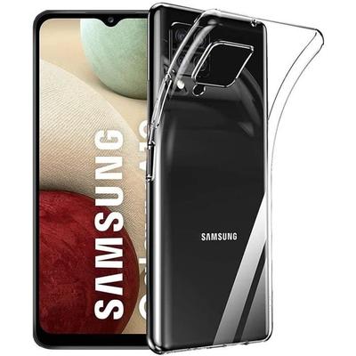 Protective Case - PROSHOP - for Samsung Galaxy A12 - Soft Gel Case - Transparent - Shockproof