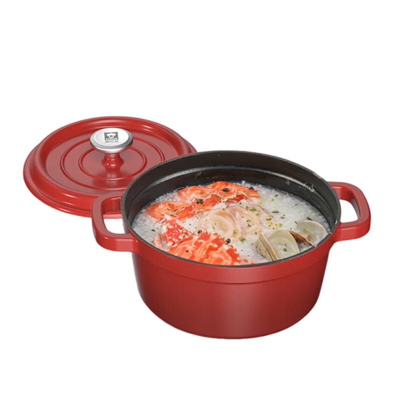 KOBACH Colorful Enamel Cast Iron Soup Pot 22cm