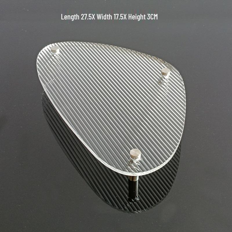 Vielseitiger Acryl- und Glas-Desserttisch-Präsentationsständer für den Innen- und Außenbereich