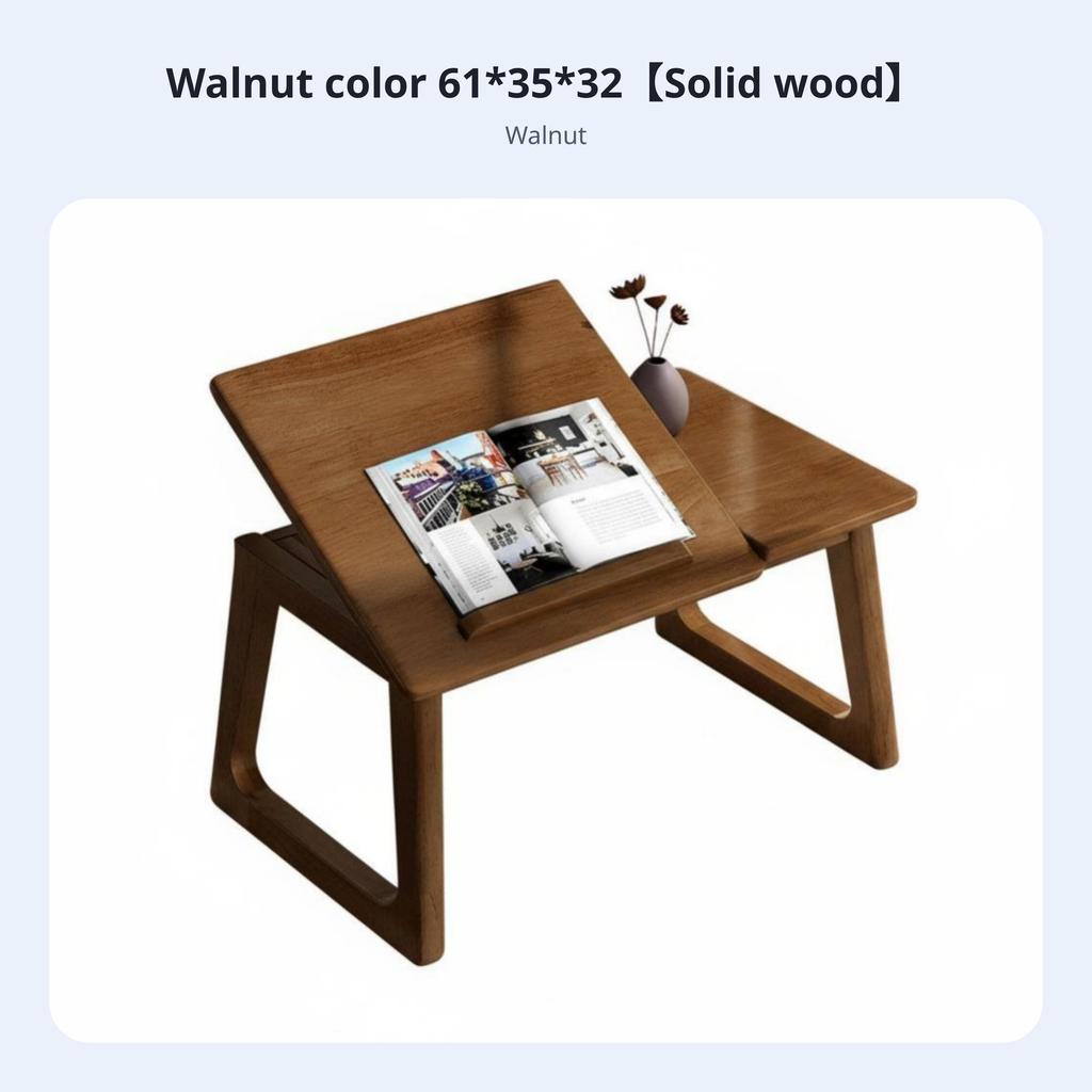 Foldable Floor Table Japanese & Design Adjustable Floor Table Portable Multi-Functional for Beverage Lovers