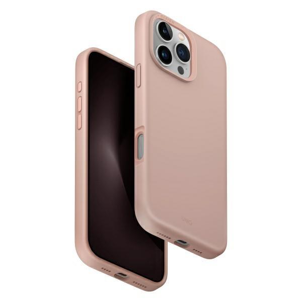 Uniq Etui Lino Hue Iphone 16 Pro Max 6.9 Magclick Charging Różowy/Blush Pink