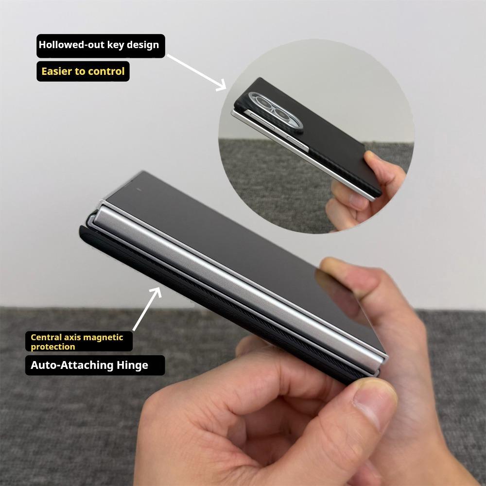 For Samsung Galaxy Z Fold 8 Ultra 7 6 5 Aramid Carbon Fiber Magnetic Case Ultra-thin for Magsafe Armor Axial Protective PC Cover