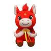 2026 Year of The Horse Plush Doll Lucky Horse Mascot Toy Soft Pony Plushie New Year Festival Decor for Kids Adults