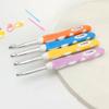 4Pcs Ergonomic Handle Crochet Hook for Knitting Weaving Craft 7.0mm-10mm Ergonomic Crochet Hook for Beginner Hobbyist