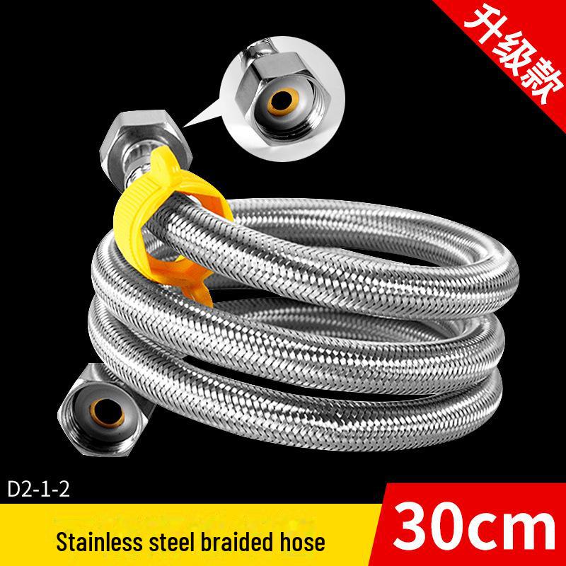 Kunststoffbeschichteter, stahlumflochtener Wasserzulaufschlauch für Wasserhahn/Heizung/Toilette