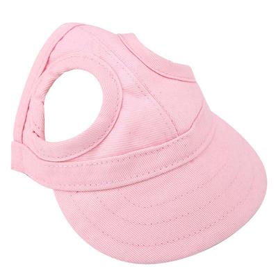 Pet Dog Cat Baseball Outdoor Cap Sunbonnet Adjustable Stripe Summer Travel Sport Hat