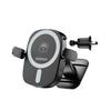 Dudao FW11 Car Mount & 15W Wireless Charger for Air Vents/Dashboard - Black