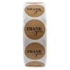 50 Labels per wad Round Natural Kraft Thank You Sticker seal labes Hand Made With Love Sticker Paper Stationery sticker 1 inch