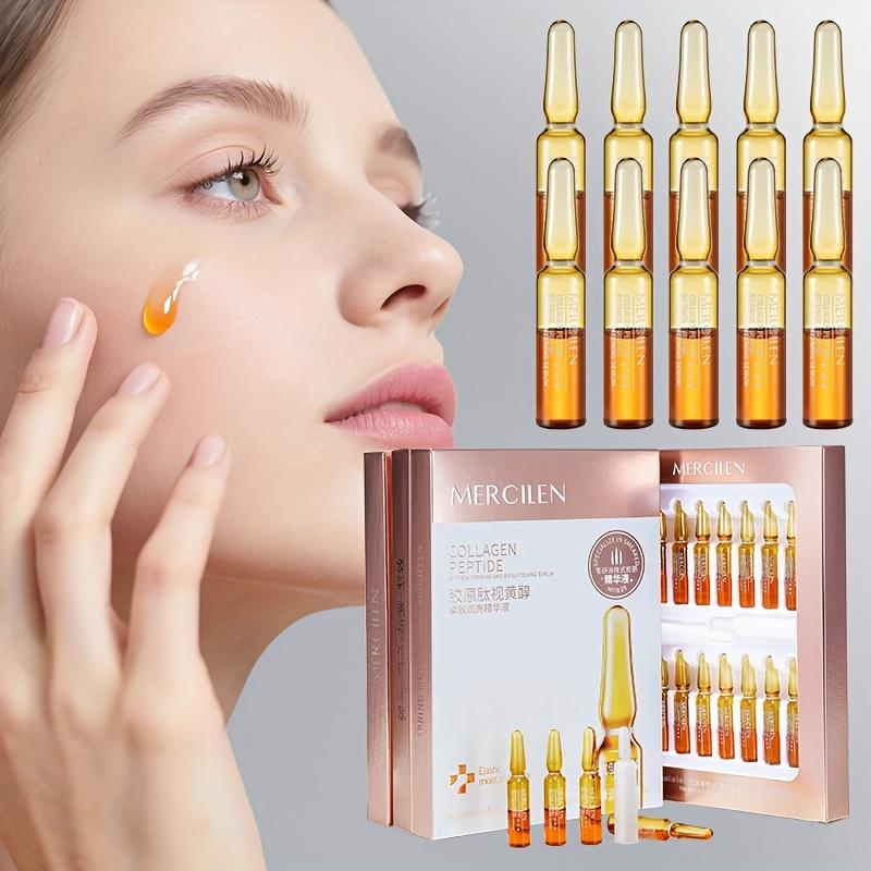 MERCILEN Collagen Retinol Firming Essence 28 Bottles Moisturizing Brightening Serum Firm Skin Improve Elasticity Smooth Fine Lines Travel Gift Set