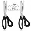 5mm Tailor Scissors Pinking Shears Zig Zag Sewing Cut Serrated Lace Scissors Sewing Accessories Fabric Scissors DIY Sewing Tool