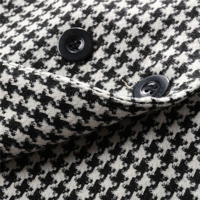 Women's Autumn Plaid Lapel Short 'Little Fragrance' Jacket