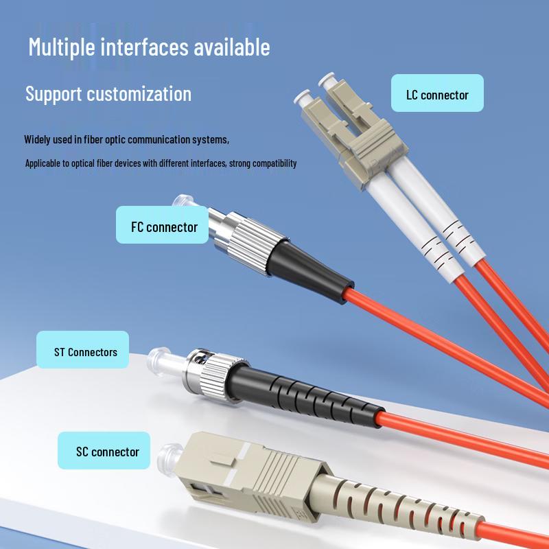 Nokoxin OM1 Multimode Duplex Fiber Optic Patch Cable