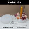Practical Sturdy Silicone Craft Molds Home Accessory for Calendar Candle Holders Easy Release Daily Decoration