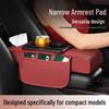 Compact Car Armrest Box Protection Pad with Tissue Holder and Cup Slot