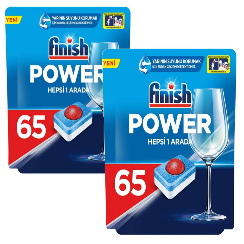 

Finish All-in-One 65 таблеток для мытья посуды - 2 упаковки
