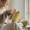 600ML Pour Over Coffee Kettle Wood Handle Drip Filter Coffee Maker Hand Brewing Kettle  Picnic