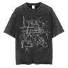 Vente Chaude Rosalia Lux Nouvel Album Impression Affiche T-shirt Hommes Femmes Vintage Coton Lavé Coupe Ample Décontracté Surdimensionné Streetwear Mode Harajuku Été Nouveau Tee