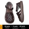 Women's Handmade Roman Sandals - 2026 Summer Retro Casual Top Layer Cowhide Shoes