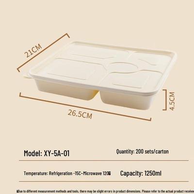 Biodegradable Corn Starch Round Takeout Container