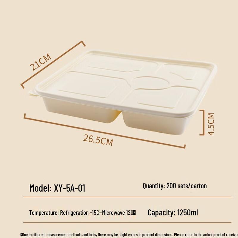 Biodegradable Corn Starch Round Takeout Container