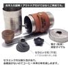 NCNL (NO CAMP NO LIFE) Manual Coffee Grinder with Stainless Steel and Ceramic Blades, Adjustable Grinding, Washable, Perfect for Solo Camping,