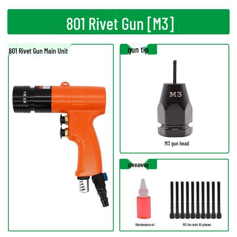 Industrial Pneumatic Rivet Nut Gun Tool