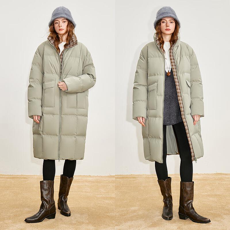 Women's High Fill 3-Proof Long Duck Down Winter Coat
