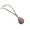 Necklace Shiny Adjustable Women Waterdrop Shape Rhinestone Pendant Chain for Travel Party
