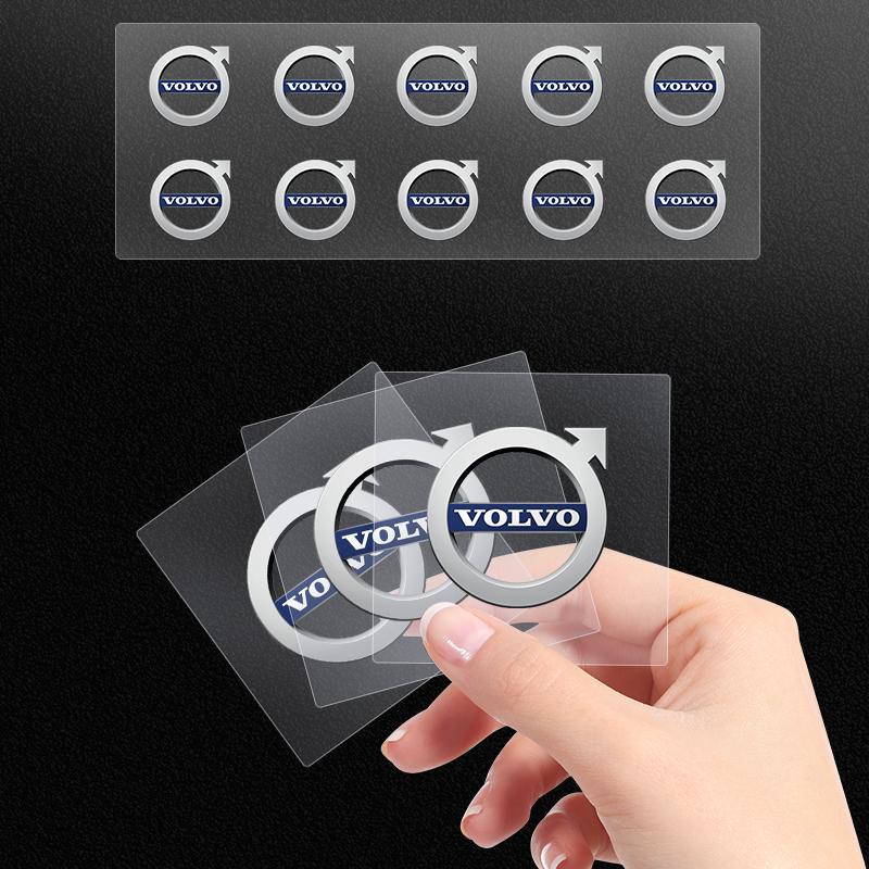 Emblème de voiture Logo Autocollants décoratifs Badge Décalcomanie Style intérieur Pour Volvo R Design Xc60 V60 S60 V40 V50 S40 S80 C30 Xc40 Xc70