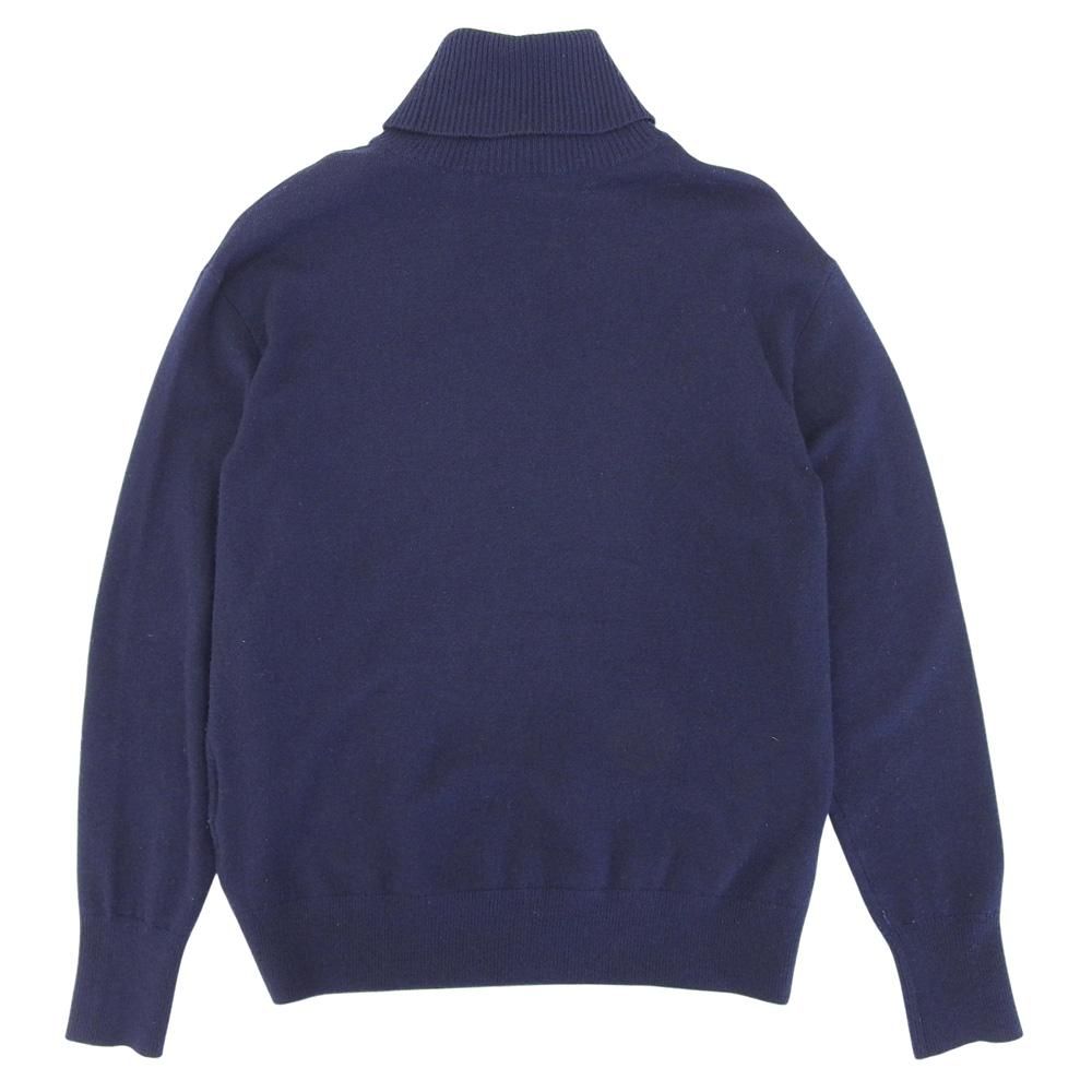 COACH Signature Turtleneck Knit Top, Women's, Navy, Size XS, 4530 tops XS NavyUsed
