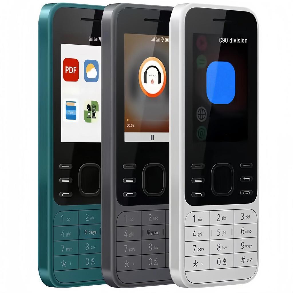 6300 2020 Dual SIM Feature Phone with 2G WIFI and Keypad
