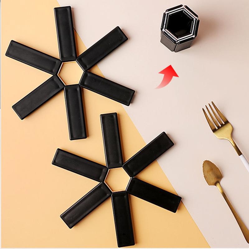 Foldable Heat-Resistant Anti-Scald Placemat and Coaster