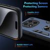 Shockproof Armor Case For Xiaomi Redmi Note 14 Pro 5G 4G 14Pro Plus 14C A3 Poco C75 X7 Lens Protector Magnetic Holder Ring Cover