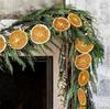 Xiyin Bestseller Christmas Tree Decoration: Dried Orange Slice Ornaments & Vine Decor.