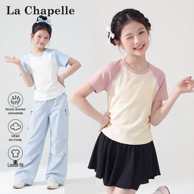 La Chapelle Girls Short Sleeve T-Shirt 140