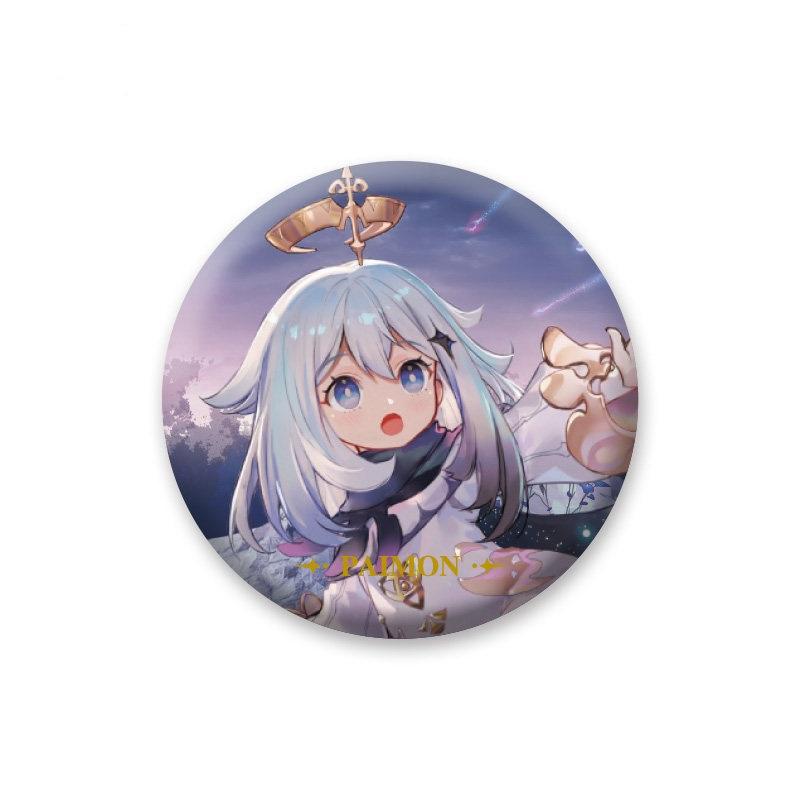 Sunsyea Genshin Impact Official Merch miHoYo Original Authentic Theme Series Badge Xiao Kazuha Zhongli Shogun Venti Klee Yelan