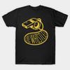 Asian Size Men Print T-shirt Oi Whistle! Yellow No-Cut Heat Transfer Print Cotton Tshirt