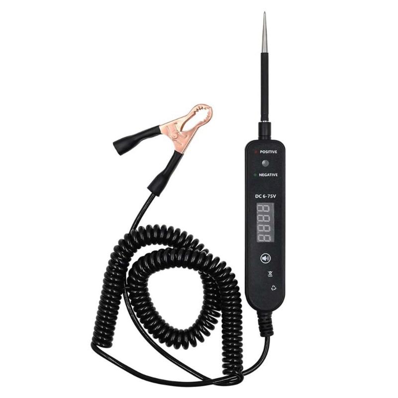 Automotive LED Polarity Indicator Circuits Tester 4 to 60VDC Voltage Detectors 3meter  Cable for Short Open Line Trackings