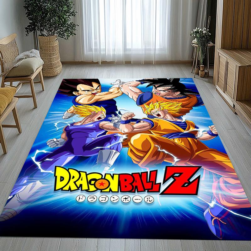 Anime D-Dragon Ball Game Cartoon Living Room Non-Slip Area Rug Soft Carpet for Bedroom Kids Playroom Sofa,Home Decor Doormat