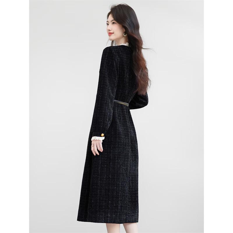 Hepburn Style Commuter A-Line Shirt Dress