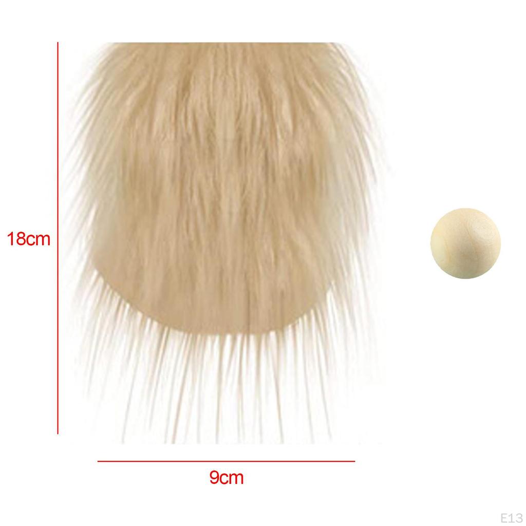12 Pcs Gnome Beard Handmade Wooden Round Ball Unfinished Hardwood Balls for