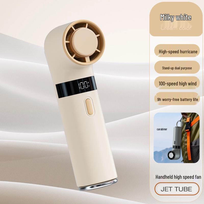F01 High-Speed Handheld Mini Fan: Portable and Strong Wind Cooling for Outdoor Activities QZZ-F01