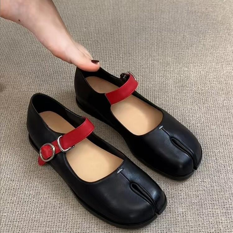 Fashion High-quality, comfortable sheepskin-style split-toe shoes for women