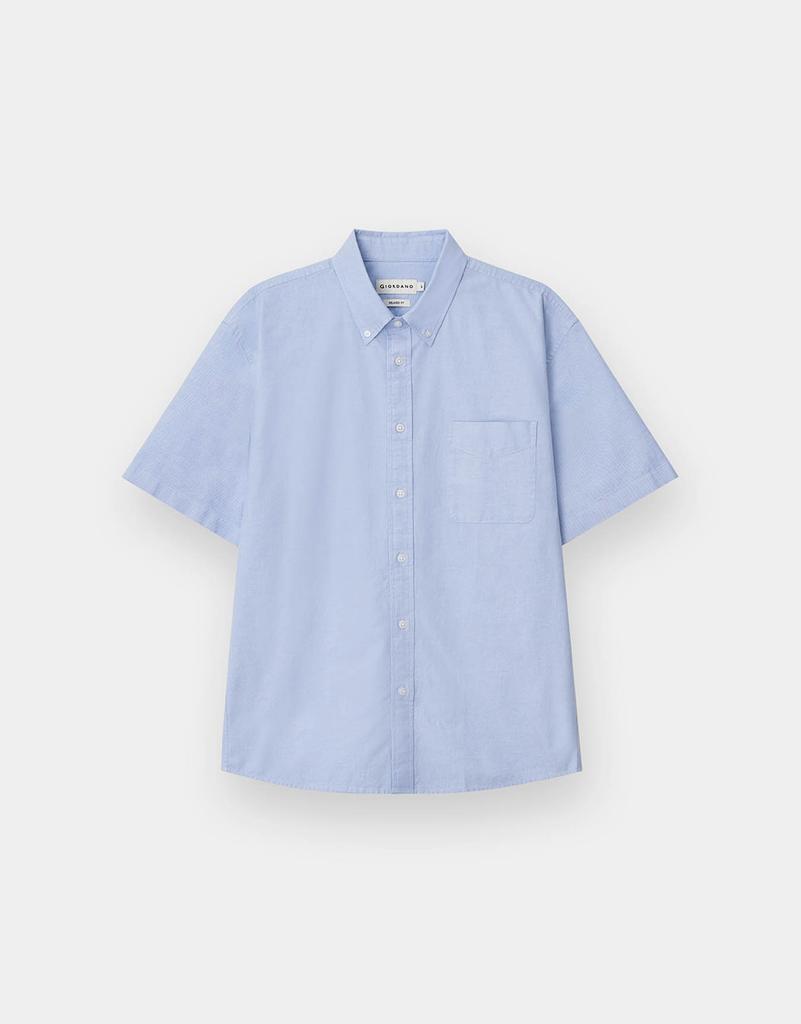 GIORDANO Oxford Short Sleeve Shirt 046510 [8 Colors]
