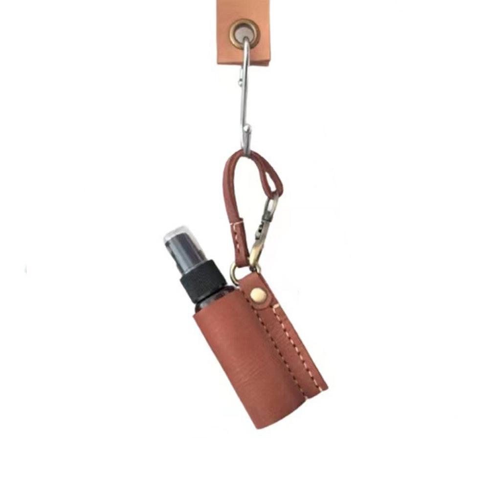 

Washing Reusable Bottle Hand Sanitizer Keychain Spray Bottle Keychain Holder Refillable Bottles коричневый