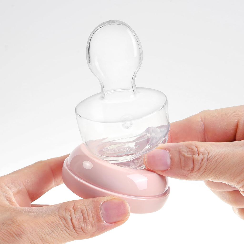 LittleForBig Adult Replacement Nipple for Baby Extra Large Silicone Replacement Fits Standard Baby Bottles Bottles, Nipple, Clear,