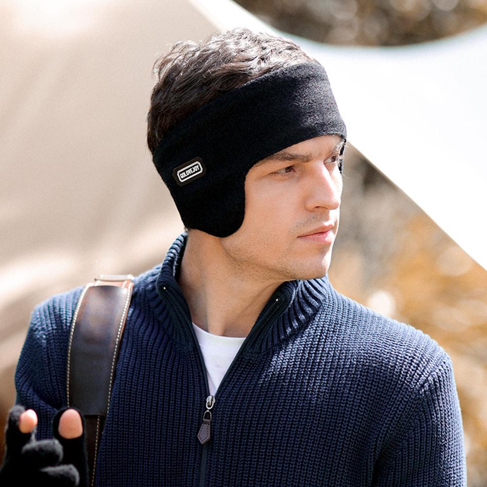 Winter Warm Earmuffs Fleece Lined Foldable Unisex Ear Protection for Men Women Outdoor Activities Hiking Skiing