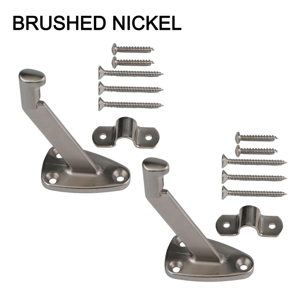 Black Aluminum Alloy Handrail Bracket Heavy Duty Railing Bracket Adjustable Bracket User-friendly Design Versatile Applications