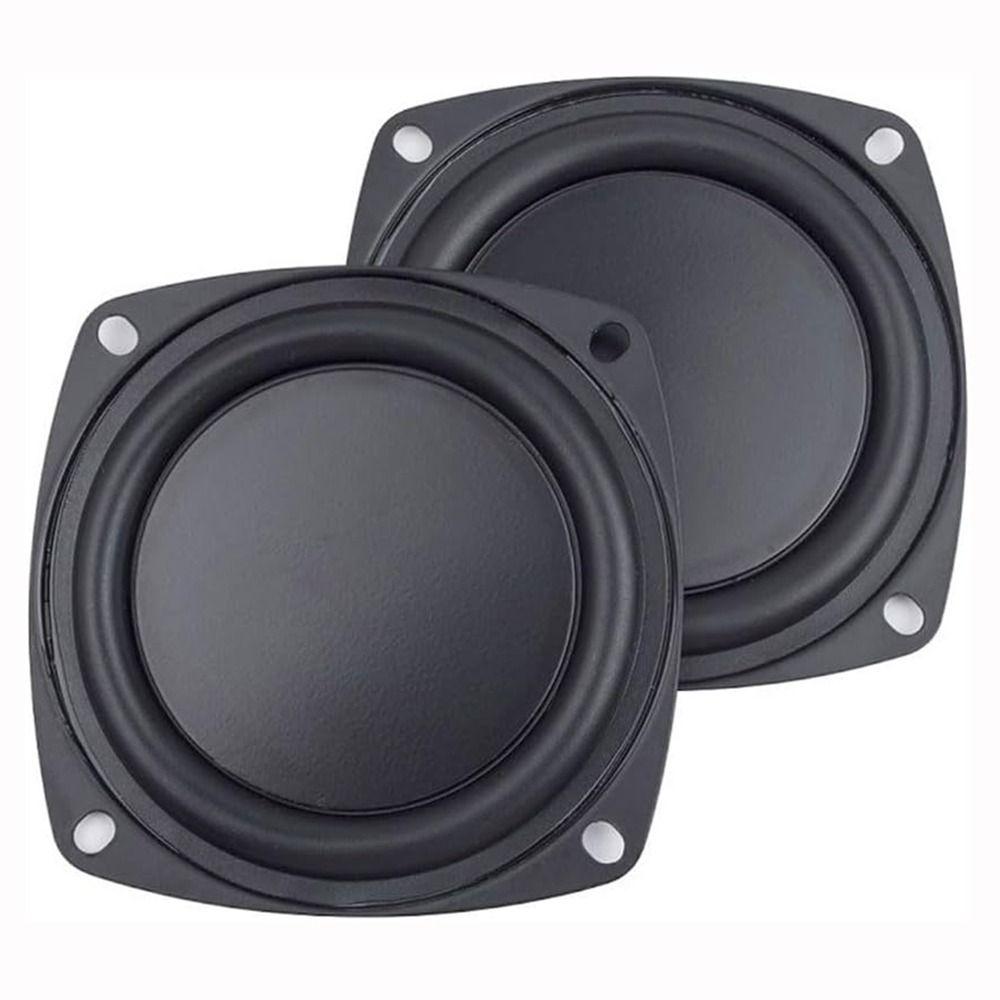 DIY Universal Woofer Radiator 2/3/4inch Black Bass Passive Speaker Bass Radiator