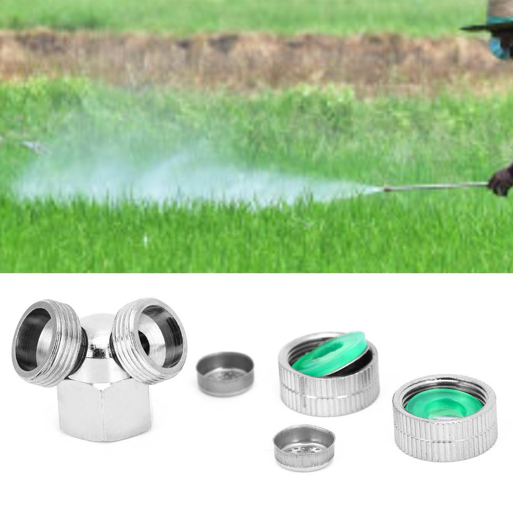 G3 8in Female Thread Stainless Steel 2 Head Garden Sprinklers Agricultural Irrigation Spray Head